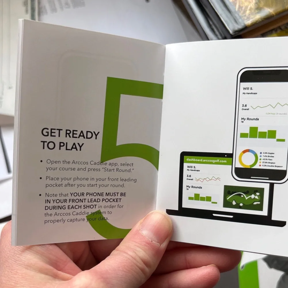 TaylorMade Arccos Sensor Kit - Black and Green Design - Picture 9 of 10